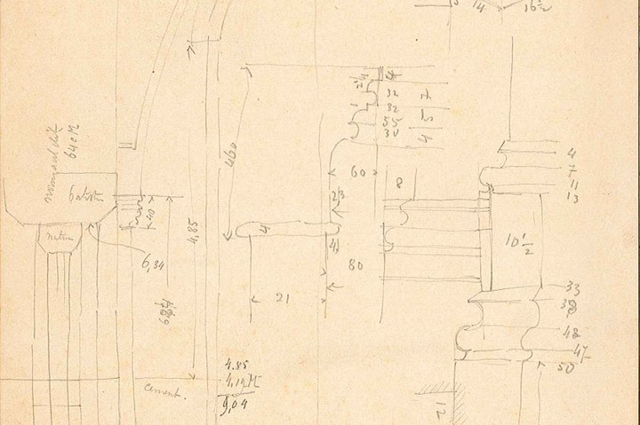 Ontwerptekening, Winterswijk naar 't oosten