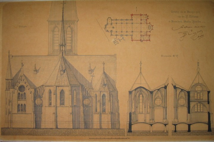 Een ontwerp voor de Parochiekerk van St. Urbanus te Bovenkerk, Bisdom Haarlem