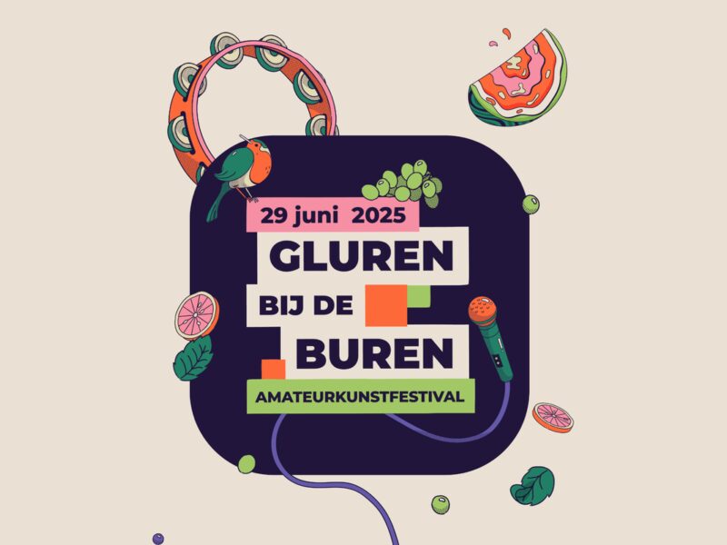 Poster Gluren bij de Buren 2025