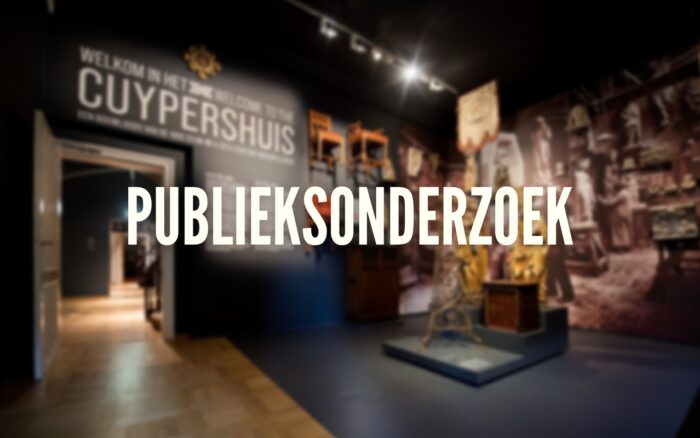 Foto van Cuypershuis met de tekst: "Publieksonderzoek"
